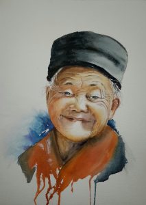 Portrait d'une femme Mong